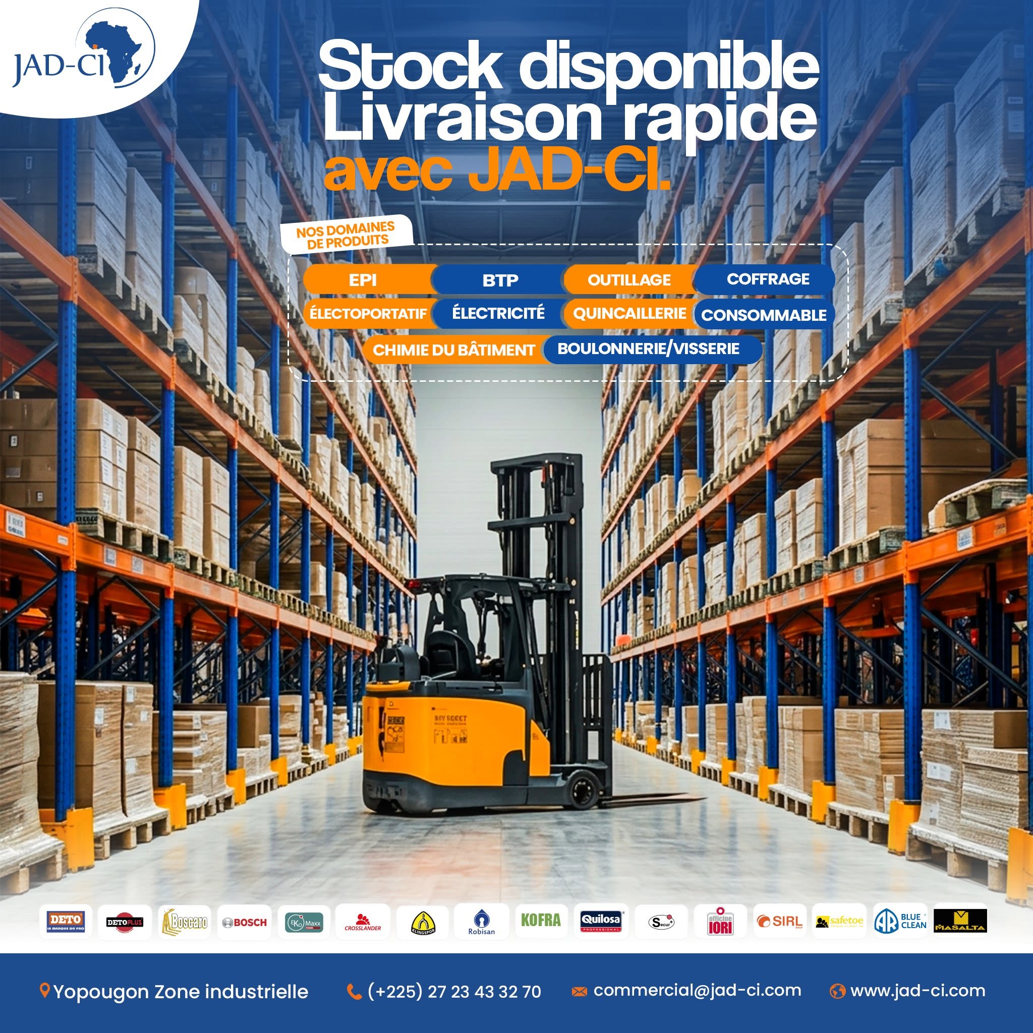 Stock disponible JAD-CI
